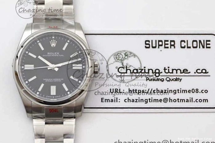 Best AAA Replica Sites 1:1 Edition on Dial Timeless SS A Bracelet Perpetual 904L 124300 2192 Best EWF Black Oyster Steel 41mm 0105